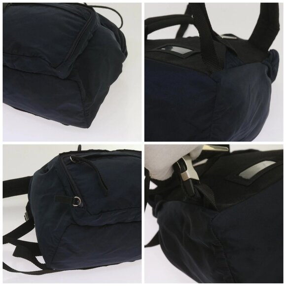 PRADA Backpack Nylon Navy Auth ki4230 - Picture 16 of 16
